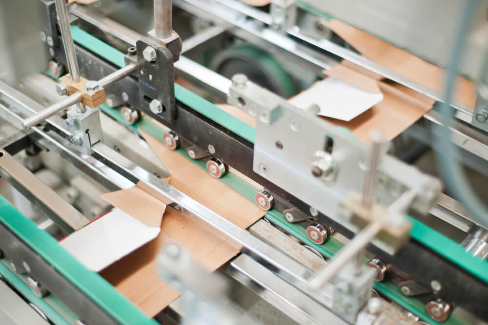 A machine for creating cardboard boxes