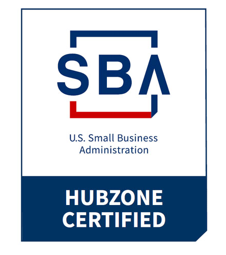 hubzone certified SBA logo